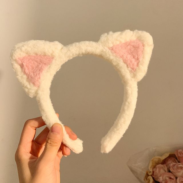 Cat Headband Chenille Ear