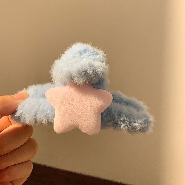 Star Clamp Chenille Hair