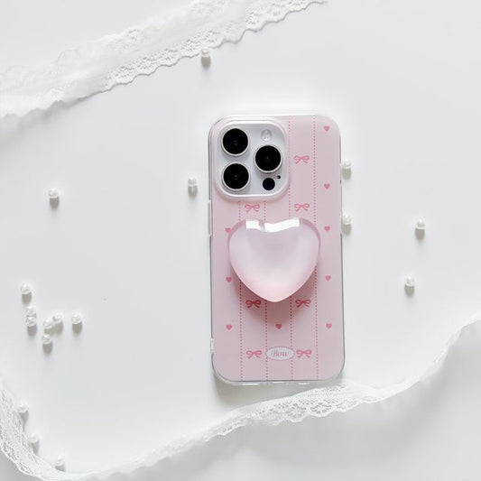 Case Heart Stand Phone / Bow