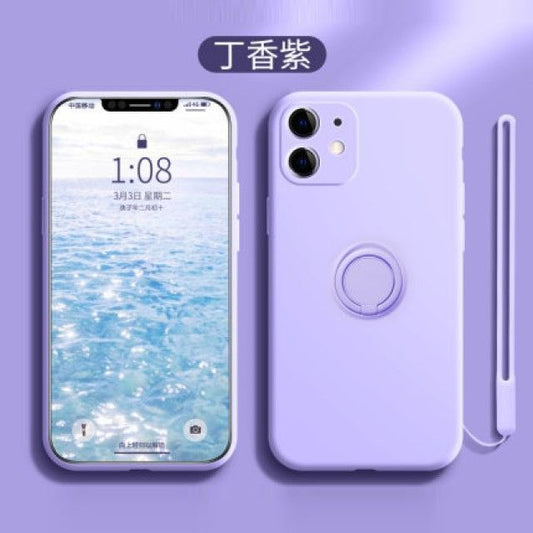 Ring Plain Stand Case Phone