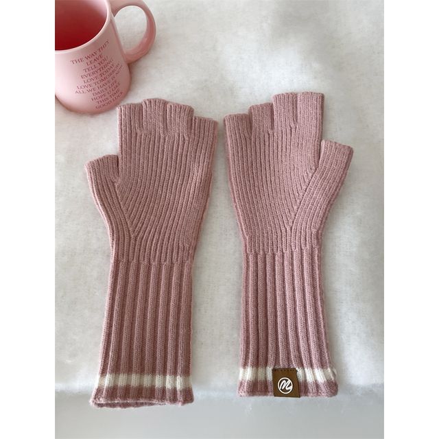 Gloves Fingerless Knit