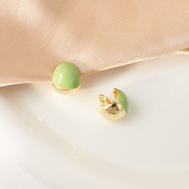 Ear Earring Bead Stud / Clip-On