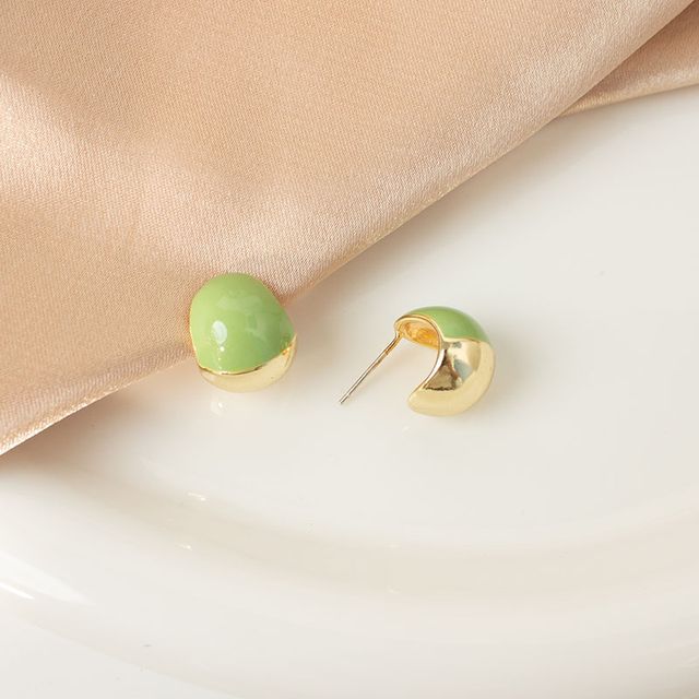 Ear Earring Bead Stud / Clip-On