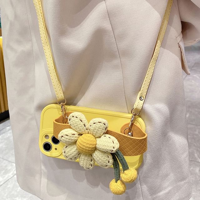 Case Phone Strap Floral