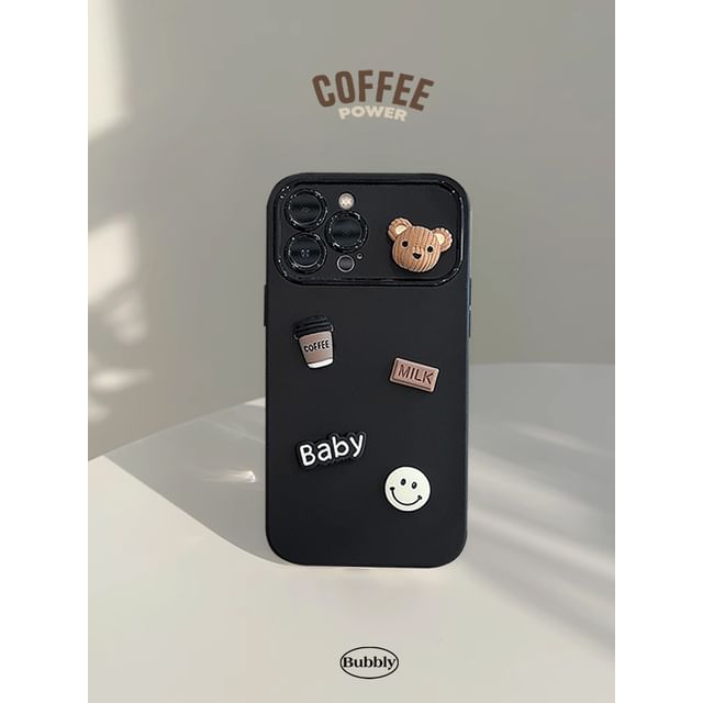 Phone Case Bear Coffee