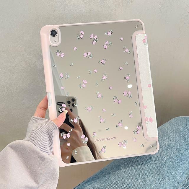 Case Floral iPad Mirrored