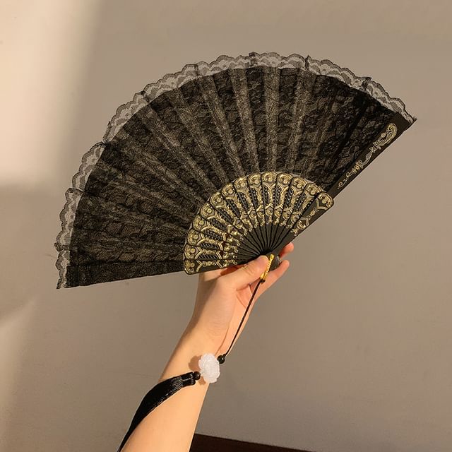 Foldable Fan Designs) Lace (Various Hand