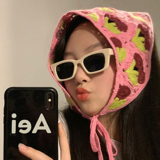 / (Various Designs) Vintage Knit Sunglasses Headband Triangle Square