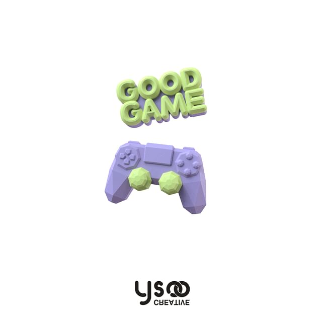 / Cuff Asymmetrical Clip-On Earring Ear Lettering Gamepad Drop