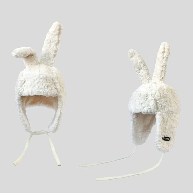 Trapper Ear Rabbit Hat Chenille