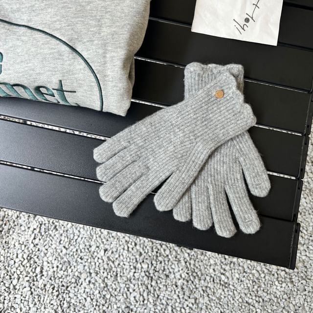 Gloves Knit Plain