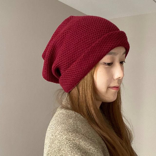 Multi-Way Plain / Scarf Knit Beanie
