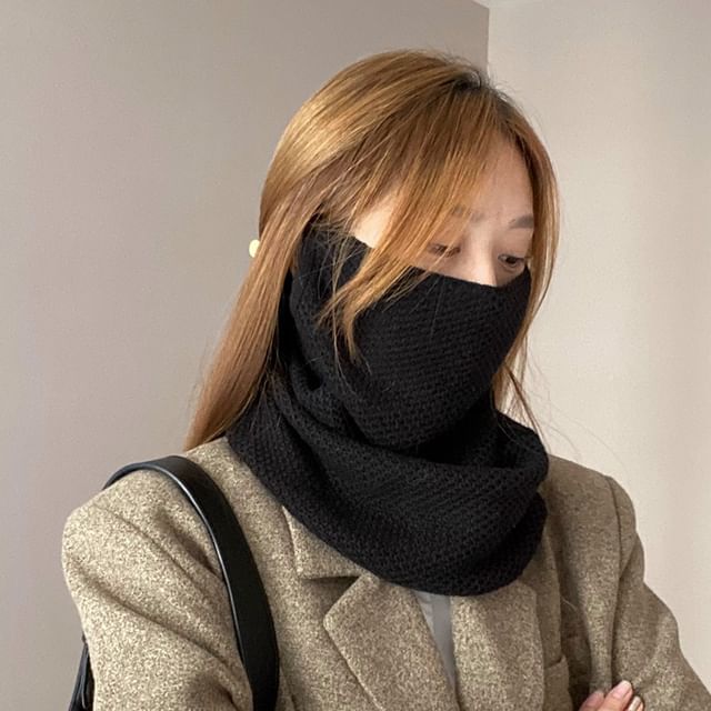 Multi-Way Plain / Scarf Knit Beanie