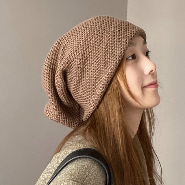 Multi-Way Plain / Scarf Knit Beanie