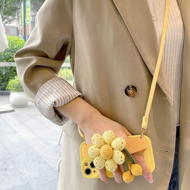 Floral Strap Phone Case