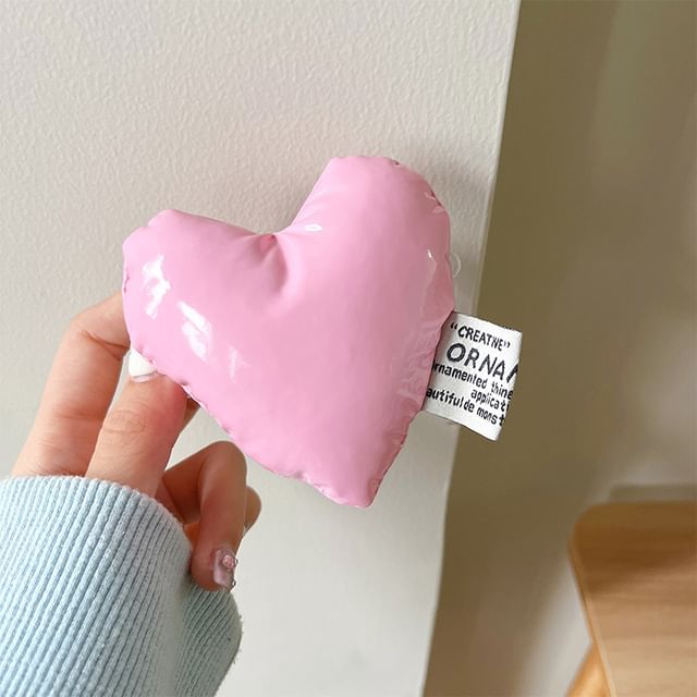 Clip Padded Lanyard Phone On Heart