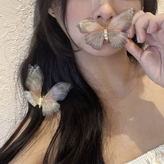 Hair Acrylic Clip Butterfly