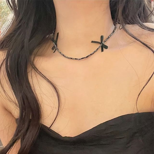 Alloy Ribbon Choker