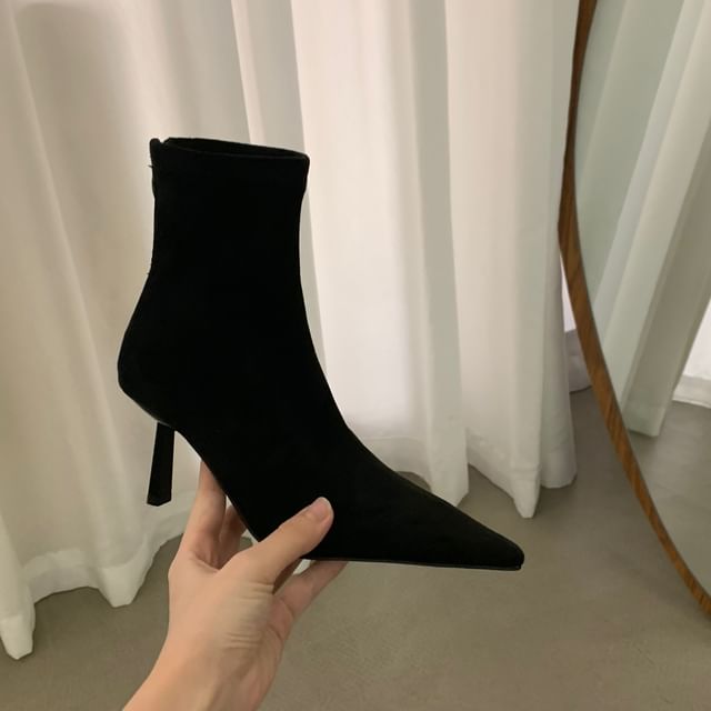 High Heel Boots Short Pointy