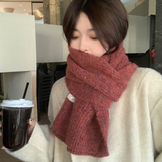 Scarf Melange Knit