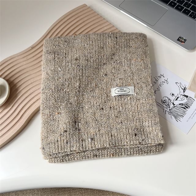 Scarf Melange Knit