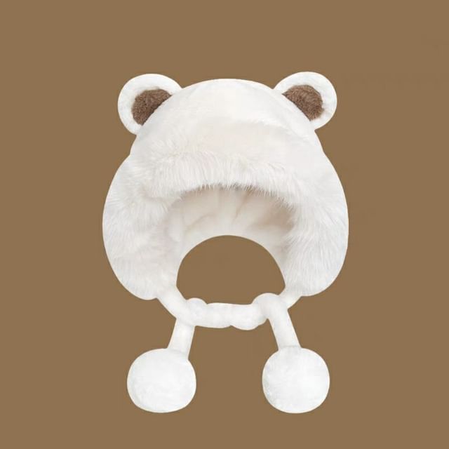Ear Hat Fluffy Bear Bonnet