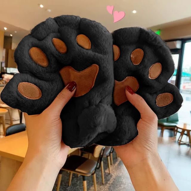 Gloves Fingerless Paw Cat