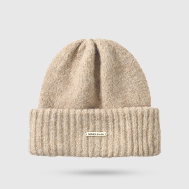 Beanie Plain Knit Casual