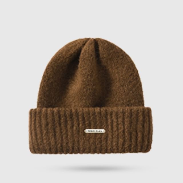 Beanie Plain Knit Casual