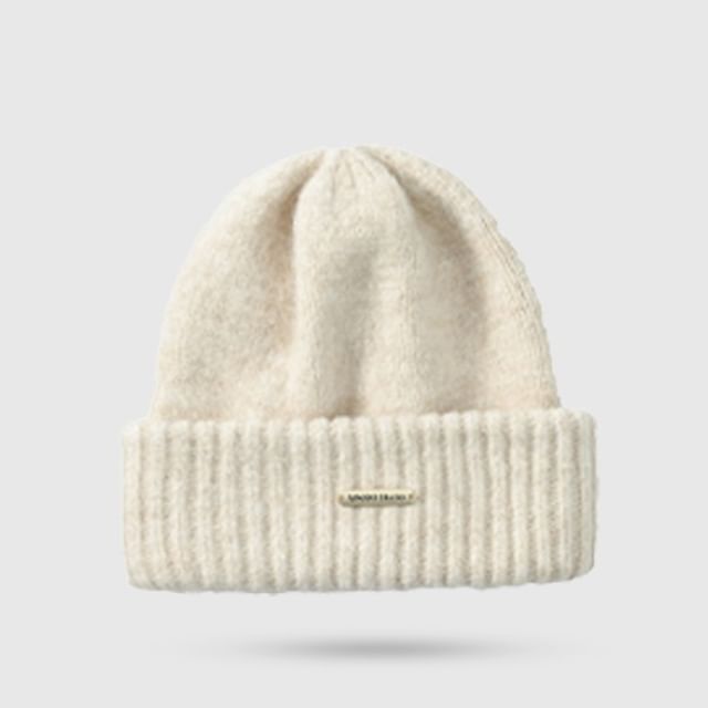 Beanie Plain Knit Casual