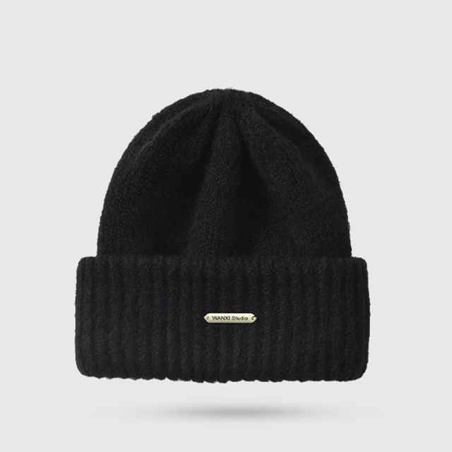 Beanie Plain Knit Casual