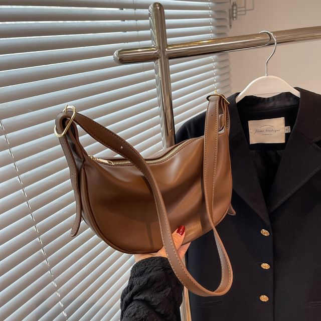 Leather Bag Contrast Crossbody Trim Faux