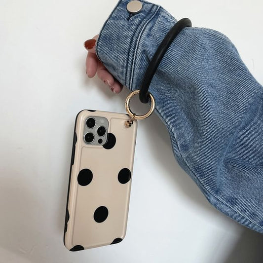 Case Dot Hoop Phone Polka
