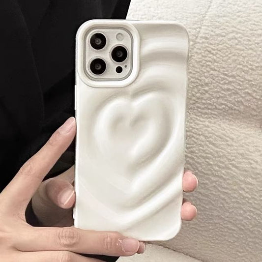 Heart Phone Case Textured