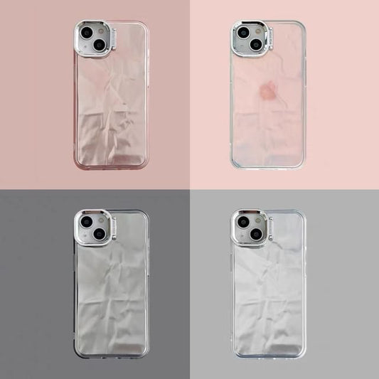 Phone Case Holographic Stand Textured