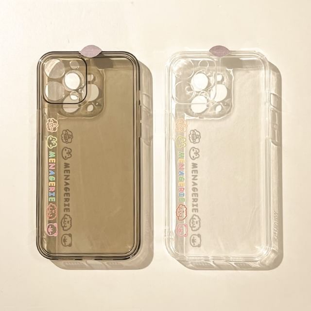 Case Phone Animal Lettering