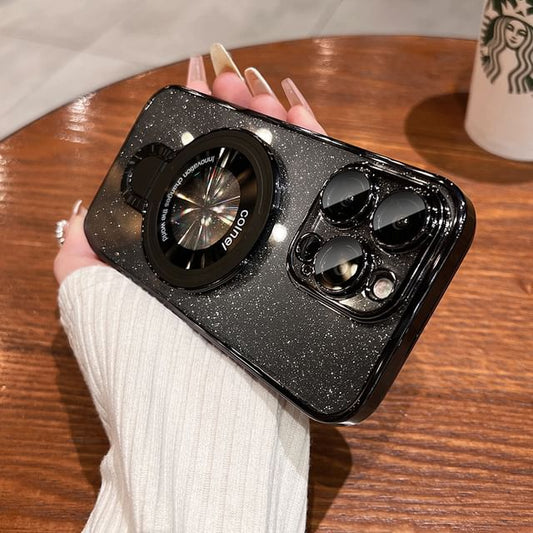 Glitter Phone Ring Case Stand