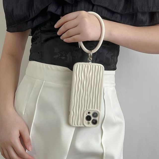 Charm Hoop Phone Case Textured