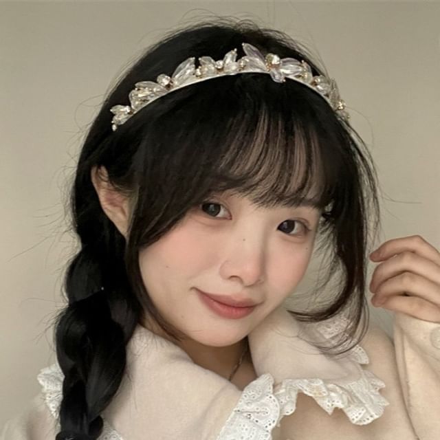 Faux Crystal Rhinestone Headband