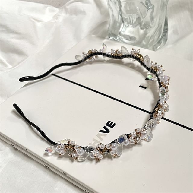 Faux Crystal Rhinestone Headband