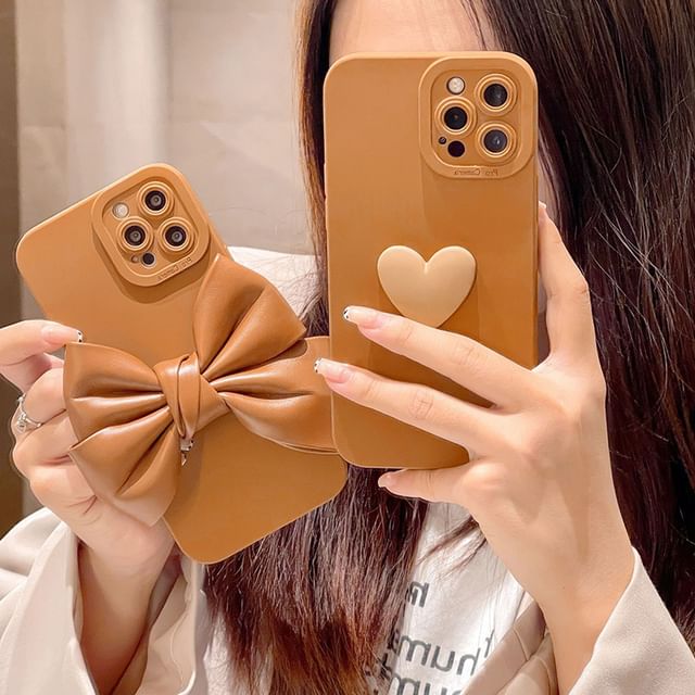 Case Phone Bow / Heart