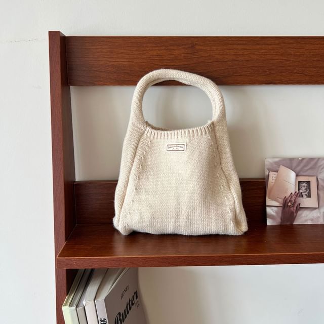 Plain Knit Bag Tote