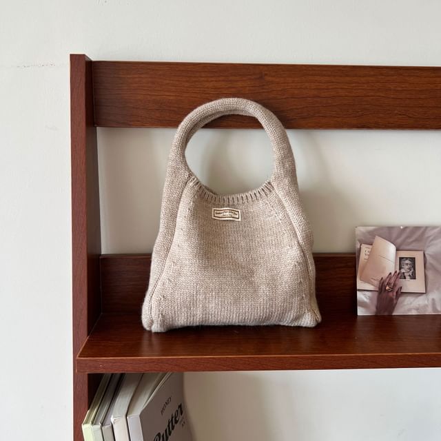 Plain Knit Bag Tote