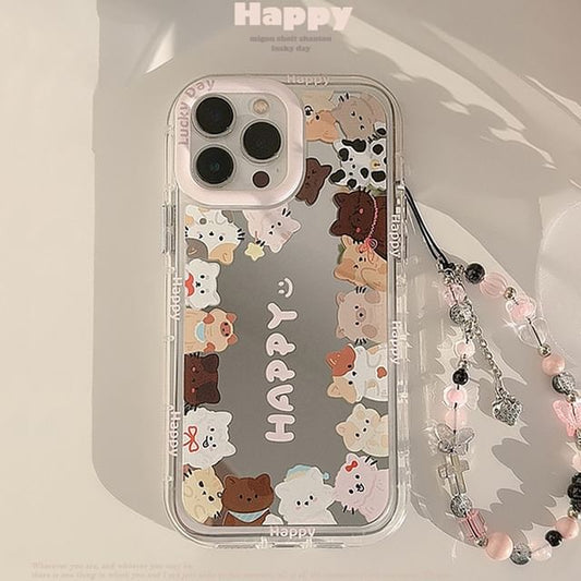 Cat Phone Case Mirrored