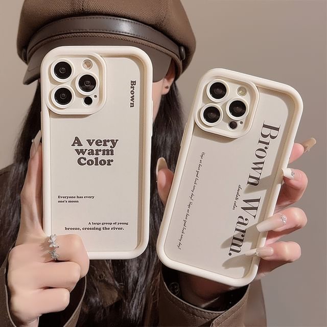 Lettering Case Phone