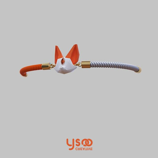 Cord Poly Low Bracelet Fox Acrylic