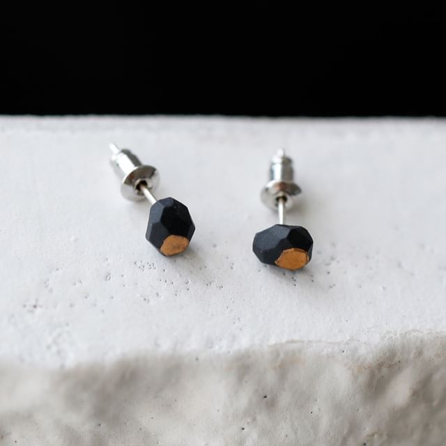 Earring Ceramic Stud Geometric