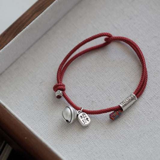 Silver Bracelet Bell String