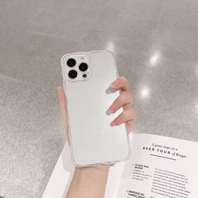 Transparent Phone Case Wavy