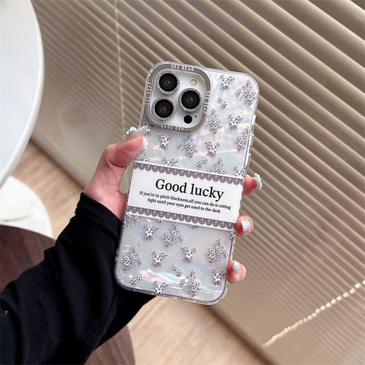 Phone Case Lettering Floral